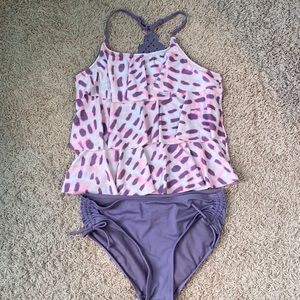 Justice for Girls Tankini swimsuit, size 20